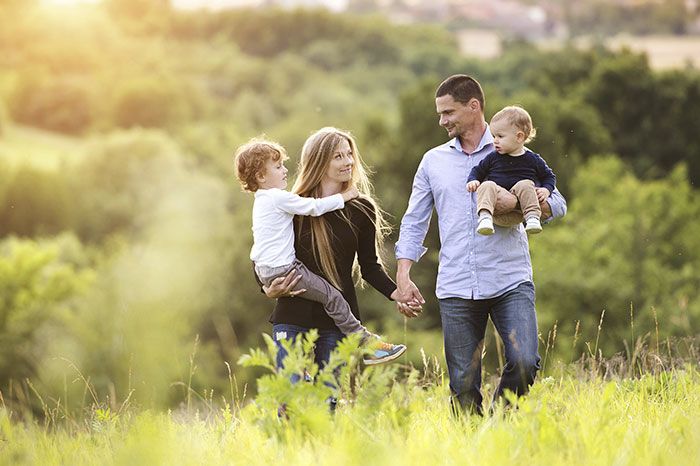 Familia feliz